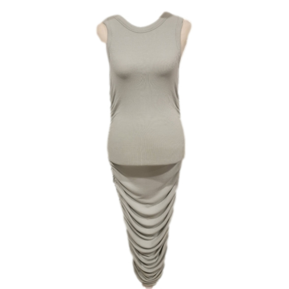 Forever 21 Ruched Bodycon Midi Dress Size S